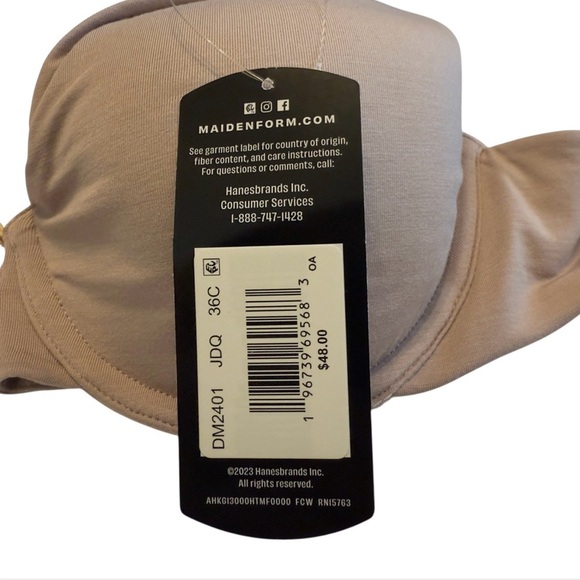 Maidenform Everyday
Luxe Full Coverage
Underwire Bra
#DM2401 - Picture 4 of 11